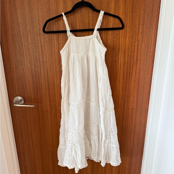 Loveshack fancy girls white lacy dress size 7/8 - Picture 4 of 5